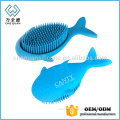 New design free soft silicone baby dolls /water toys cleansing brush for baby hair